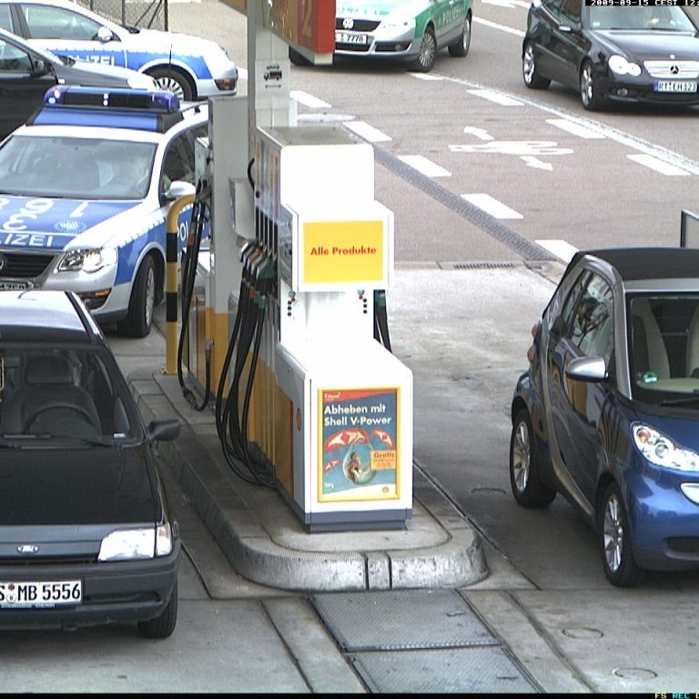 Kennzeichenerkennung an Tankstellen